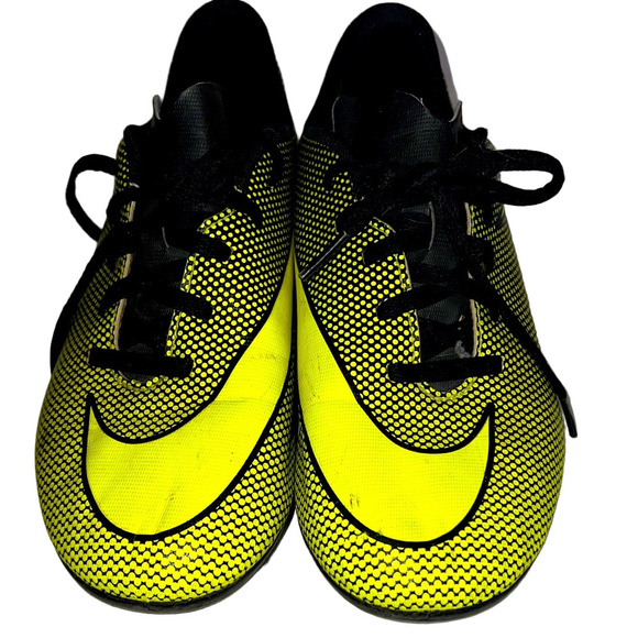 Nike Black and Yellow Athletic Cleats, Size 5.5 - Picture 4 of 8